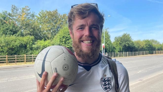 Rugeley man completes Africa charity dribble challenge — Rugeley news photo